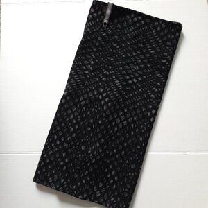 Lululemon Vinyasa Scarf *Fleece Simply Lace Play Dark Slate Black / Dark Slate